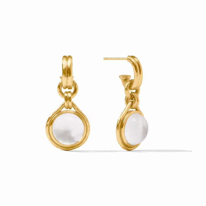 Julie Vos Solara Hoop &amp; Charm Earrings