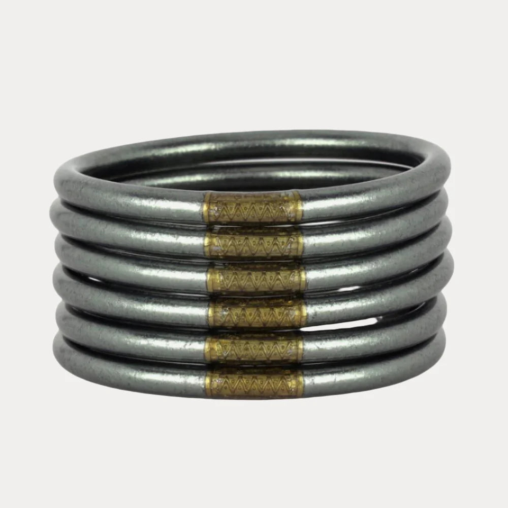 BUDHAGIRL All Weather Bangles (Set of 6)