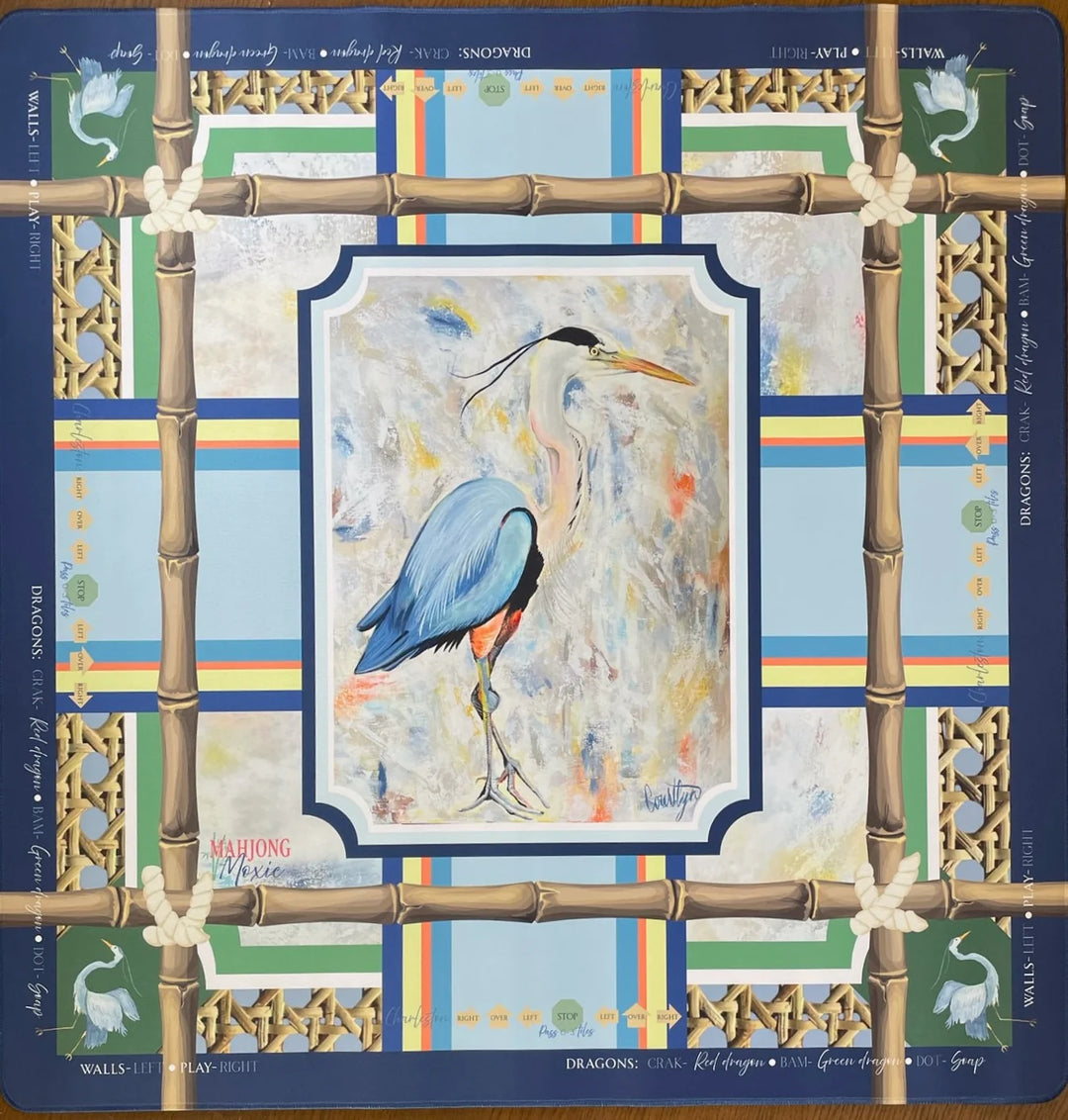 Heron Landing Mahjong Mat