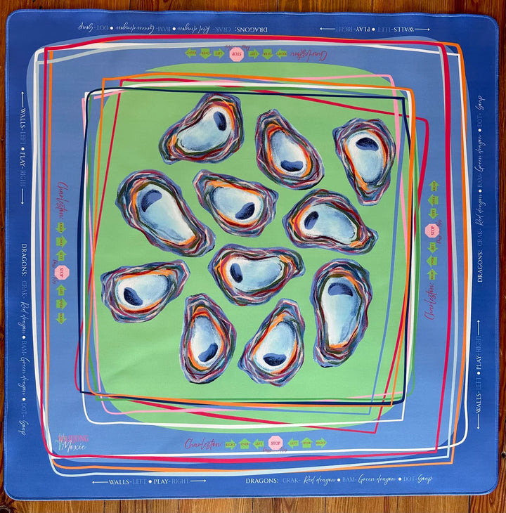 Oyster Confetti Mahjong Mat