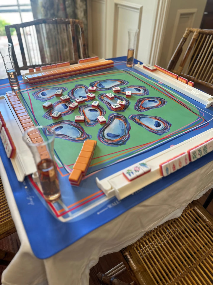 Oyster Confetti Mahjong Mat