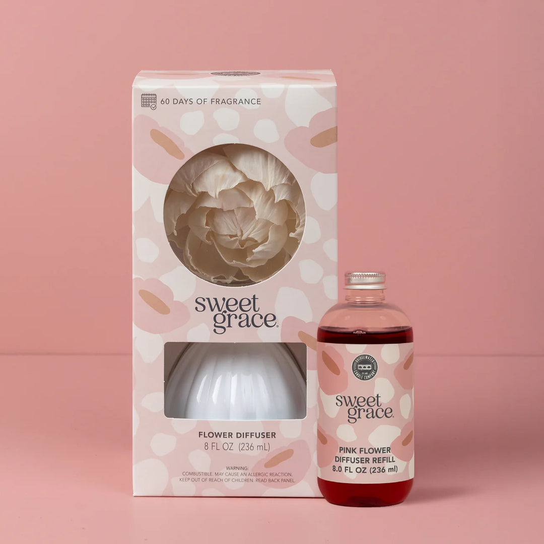 Sweet Grace Pink Flower Diffuser Refill